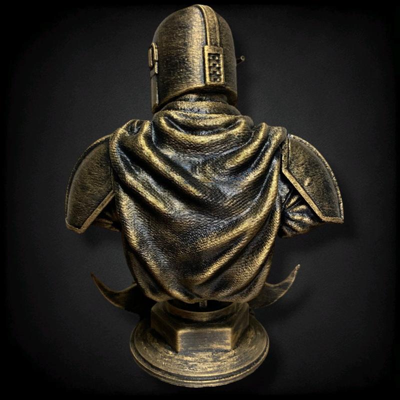 The Mandalorian 3D Printed Hand-Painted Statue Decoration