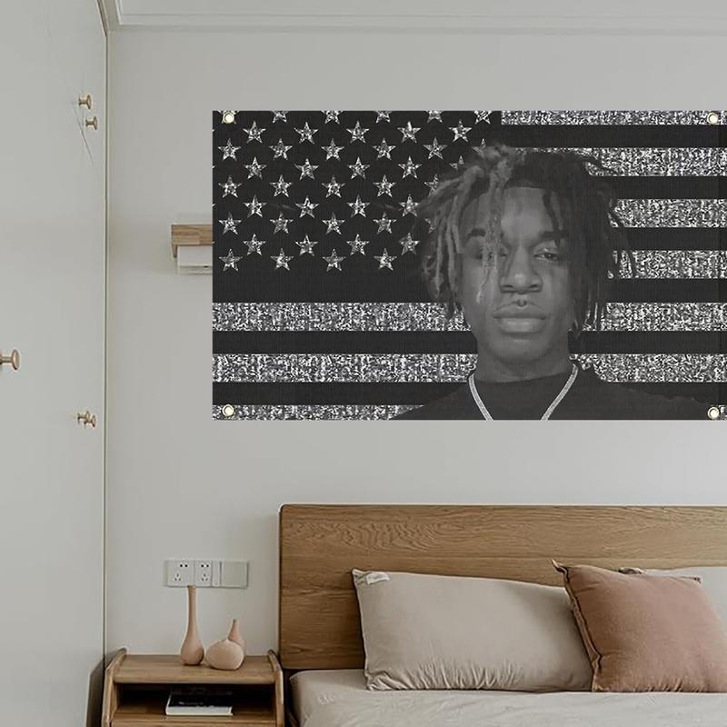 Ken Carson Flag Tapestry-Wall Decor-3x5ft Rap Hip Hop Music Singer Art Poster Decorative Painting Canvas Wall Art Living Room Poster Bedroom Painting