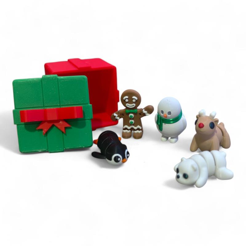 Christmas Present Mini's! - Great Decoration and fun for all ages! Plastic Set Pack