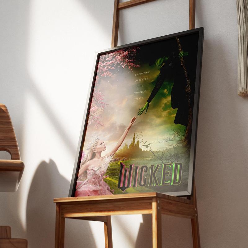 Wicked Movie Poster, Wicked Glinda 2024 Movie Posters - Frame Not Included