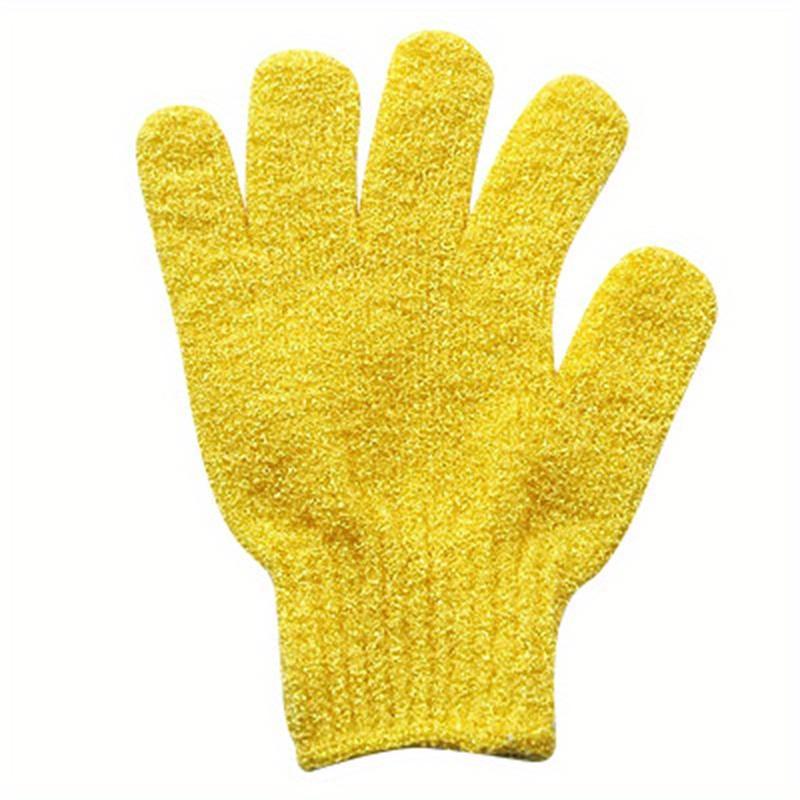 Five Finger Body Scrub Exfoliating Glove, 1 Count Body Scrub Mitt, Body Scrub Gloves, Bathroom Scrubber for Body Wash, Exfoliating Body Wash Shower Gloves for Home Bathroom