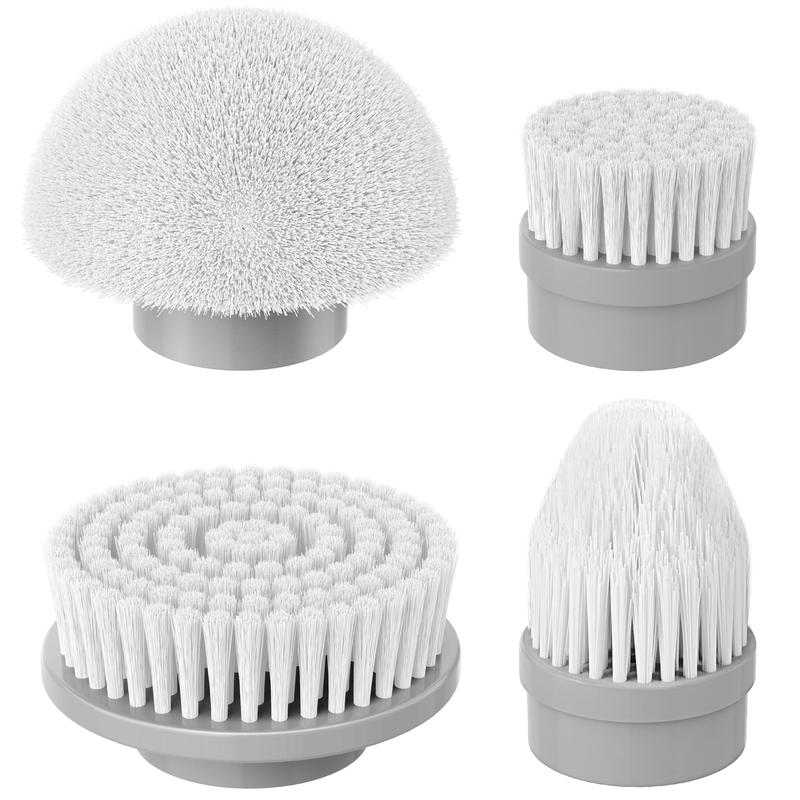 Voweek 4 In 1 Brush Heads 4 PCS  Set for Electric Spin Scrubber, Labor Day Sale