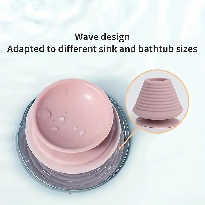  Silicone Sink Stopper, Sink Drain Stopper, Sink Stopper, Kitchen Sink Drain Stopper, Bathroom Sink Drain Stopper, Home Kitchen Gadgets