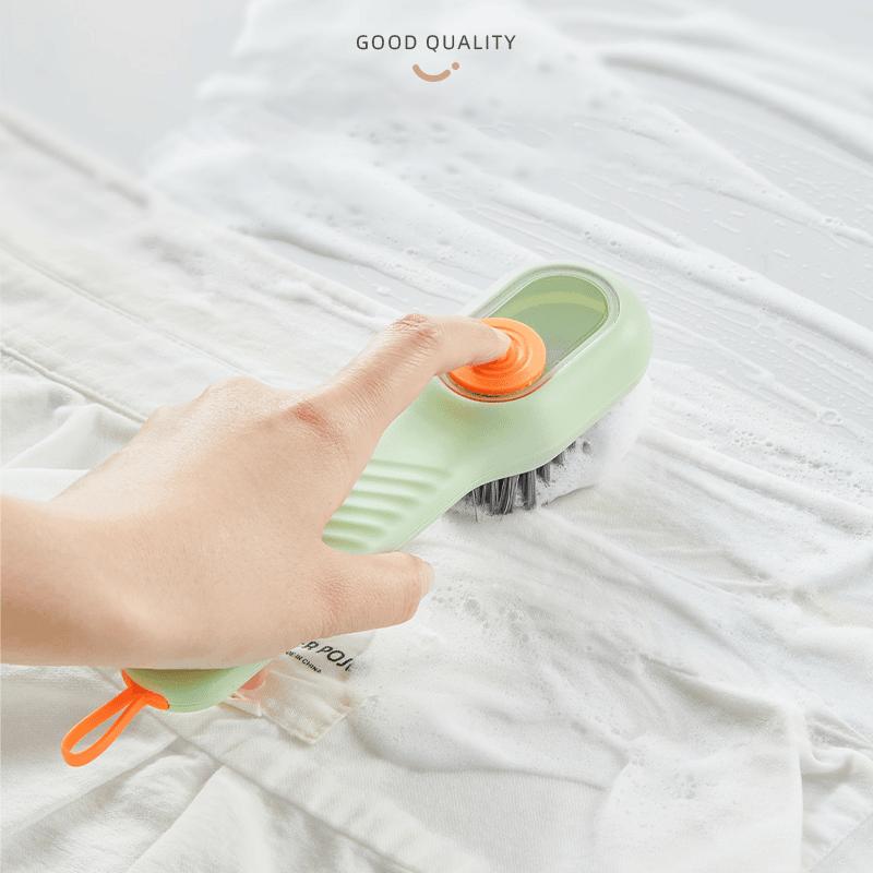 Liquid Shoe Brush, Multifunctional Brush, Soft Hair, Suitable for Professional shoes, Do not hurt the shoes, Can Be Used for Home Washing and Clothing, Special Shoe Brush Adjustable Car Glass Cleaning Brush