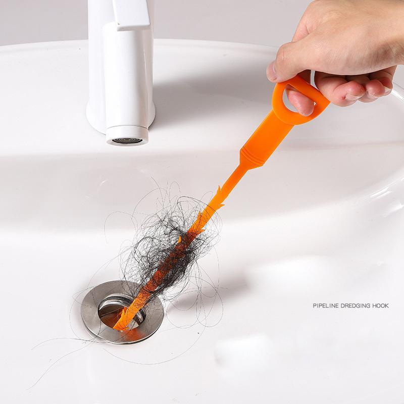 Sewer Dredging Tool, 1 Count Hair Drain Cleaning Tool, Drain Unclogger for Bathroom Washroom Kitchen