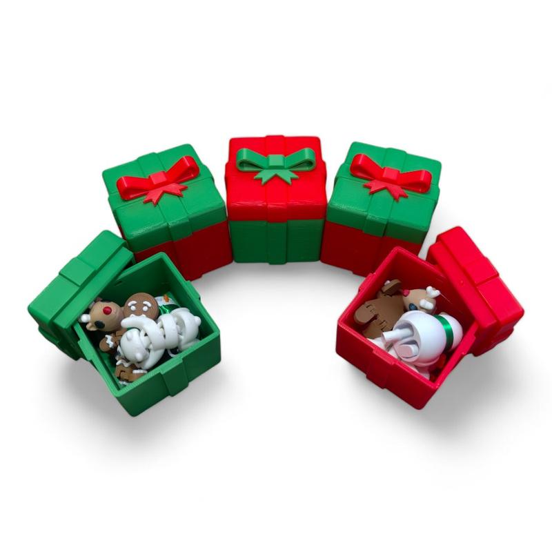 Christmas Present Mini's! - Great Decoration and fun for all ages! Plastic Set Pack