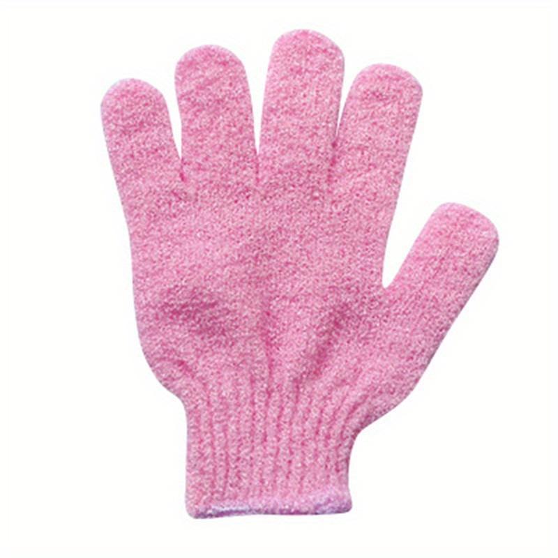 Five Finger Body Scrub Exfoliating Glove, 1 Count Body Scrub Mitt, Body Scrub Gloves, Bathroom Scrubber for Body Wash, Exfoliating Body Wash Shower Gloves for Home Bathroom