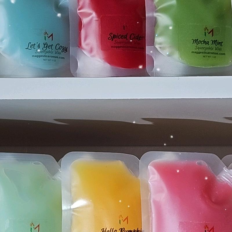 1 oz Christmas 10 Scent Squeezable Wax Collection