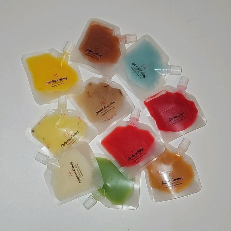 1 oz Christmas 10 Scent Squeezable Wax Collection