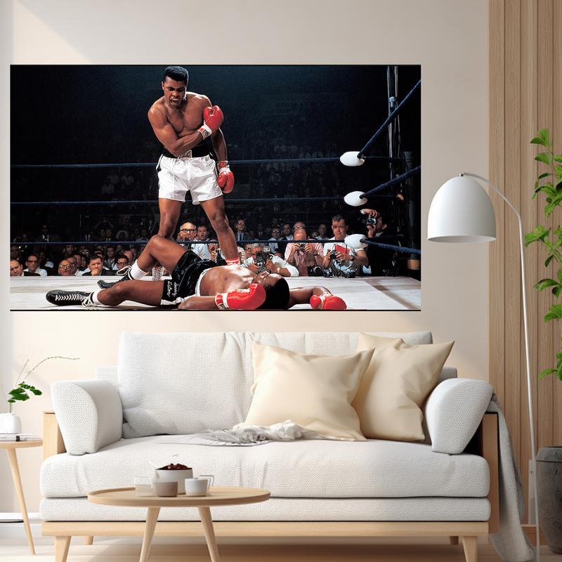 Boxing Pattern Wall Hanging Flag 3*5FT Motivational Wall Decoration Banner Polyester Durable Suitable for Indoor Outdoor Party Decoration Flag