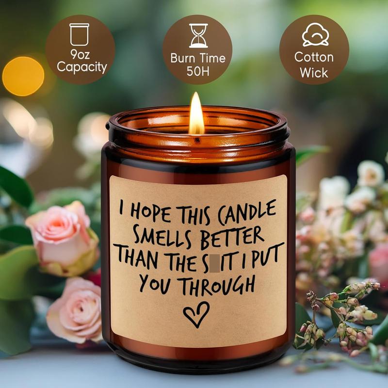 Candle, I'm Sorry, I Love You Gifts for Her Him, Gifts for Wife, Mom Gifts, Grandma Girlfriend Wife Birthday Gifts - Christmas Funny Gifts for Women Men Dad Husband Boyfriend Grandpa