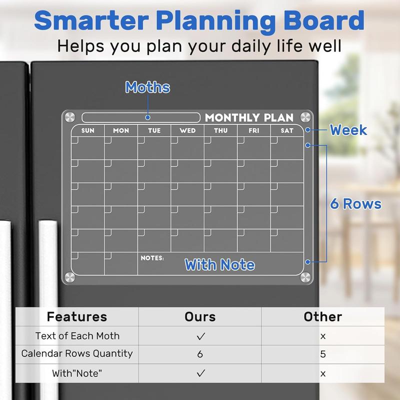 Magnetic Calendar for Fridge, 14