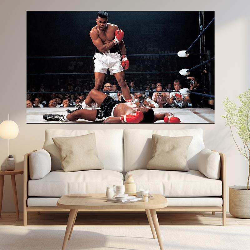 Boxing Pattern Wall Hanging Flag 3*5FT Motivational Wall Decoration Banner Polyester Durable Suitable for Indoor Outdoor Party Decoration Flag