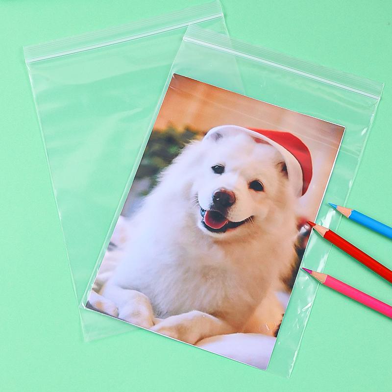 Transparent Self-sealing Bag, 10 30 50pcs Plastic Storage Bag, Bag for Photo Book Candy Snack Jewelry Office Stationery