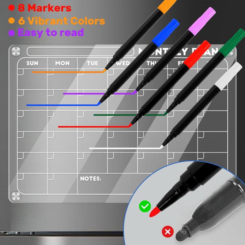 Magnetic Calendar for Fridge, 14