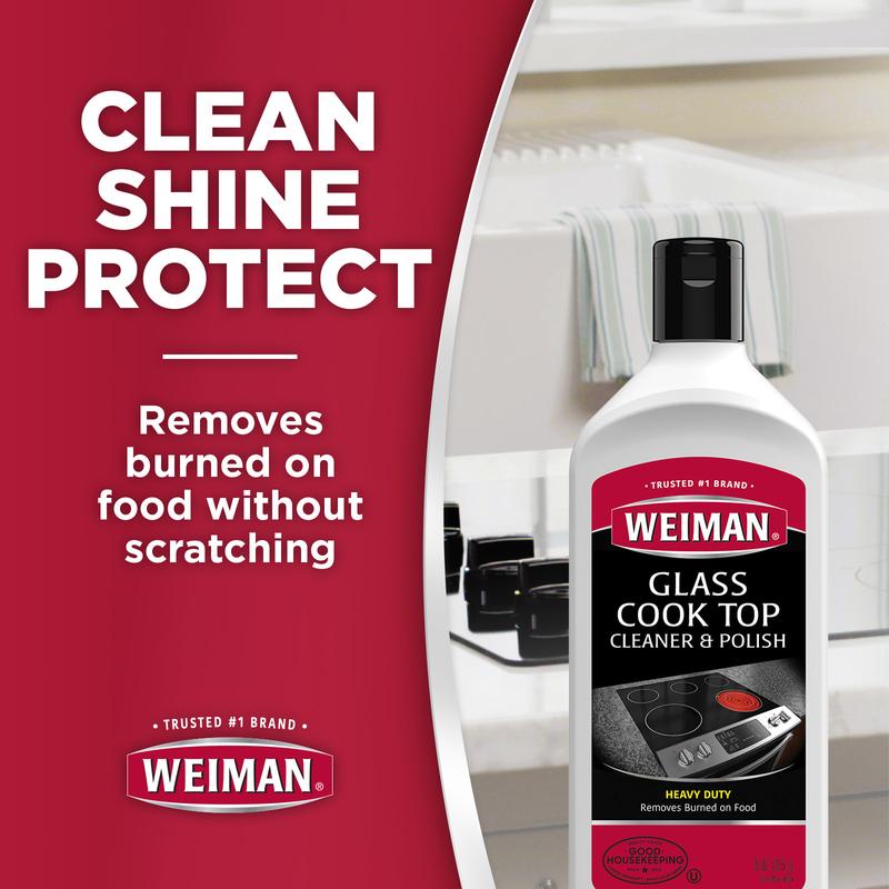 Weiman Ultimate Cook Top Bundle - Kitchen Cooktop Stove Top Cleaner