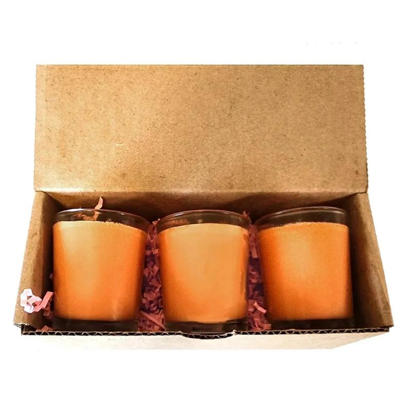 Manifestation Soy Votive Candle Set for Abundance & Prosperity