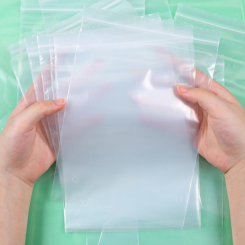 Transparent Self-sealing Bag, 10 30 50pcs Plastic Storage Bag, Bag for Photo Book Candy Snack Jewelry Office Stationery