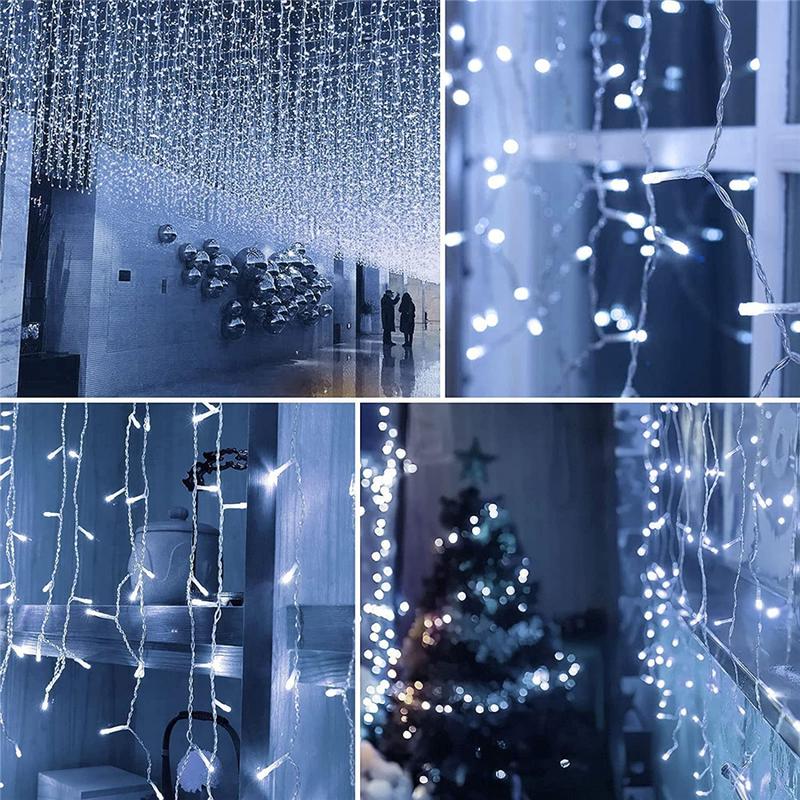 Solar powered Christmas fairy tale lamp waterproof indoor and outdoor design 3.5M for holiday wedding party decoration Light Plastic Switch Ornaments