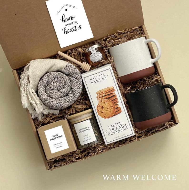 HYGGE, Custom In Description, Housewarming Gifts for New Homeowners, Care Package For Family, Thank You Gift Box from Realtor, Broker, Designer, House Warming Gift Basket