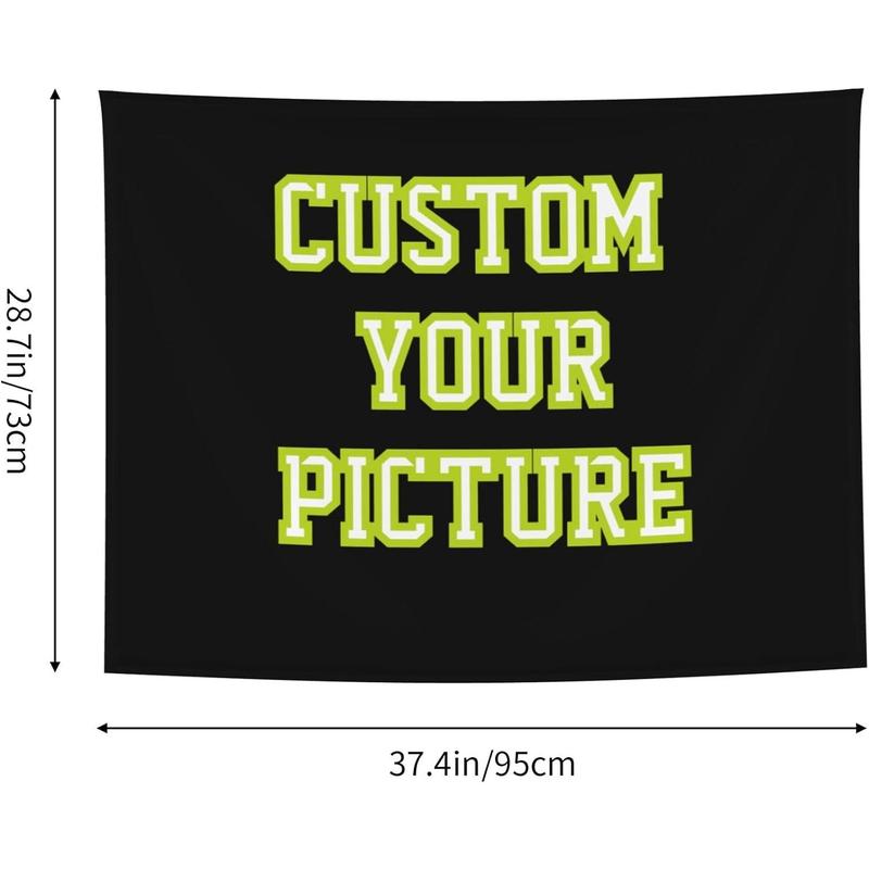 Custom Tapestry Upload Images Banners and Signs Customize For Bedroom 40 * 30 inch Horizontal