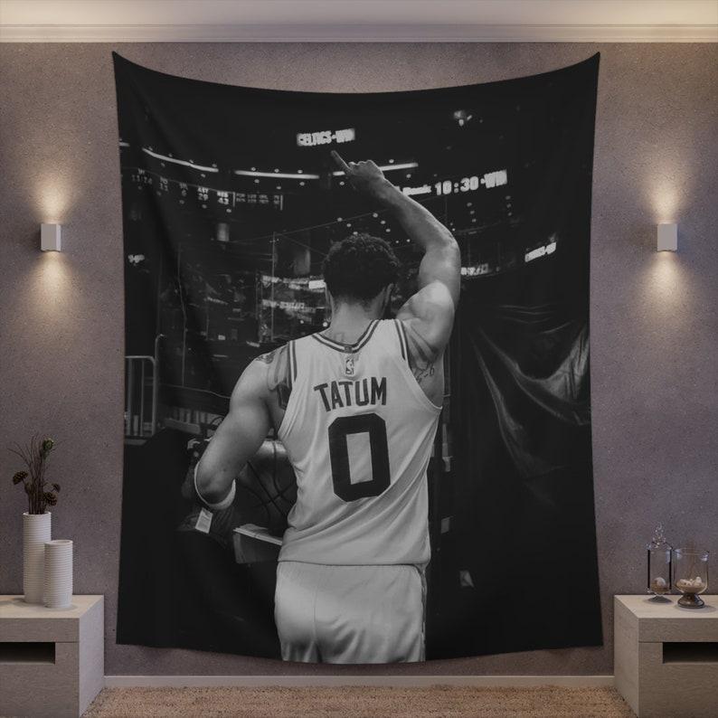 Jayson Tatum Flag, NBA Printed Wall Tapestry, Boston Celtics Flag, Sports Decor Suitable for decorating the bedroom or taking on a picnic