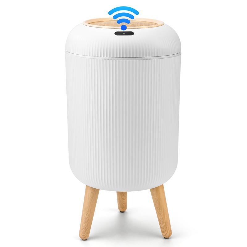 Sensor Wastebasket, Convenient and Hygienic Easy to Use, Technology Sensor Waterproof Wastebasket Plastic Wastebasket for Kitchen, Bathroom, Bedroom, Living Room, Office and Outdoor