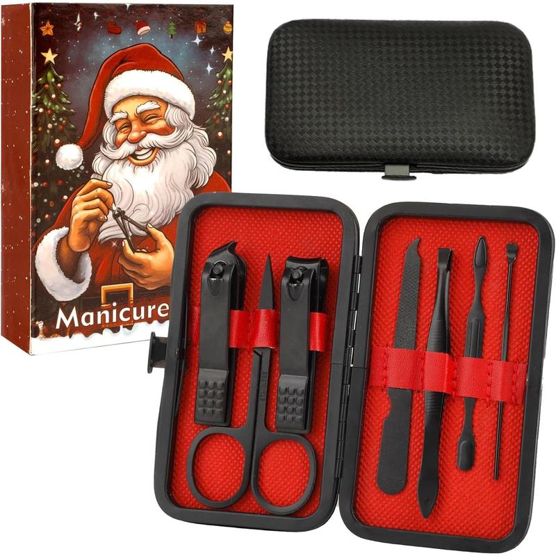 Stocking Stuffers for Men Women,Christmas Gifts,Gifts Under 10 Dollars,Family Gifts,White Elephant Gifts for Adults,Gag Gifts,Friend Gifts,Small Gifts,Mom Gifts,Gifts for Grandma,Nail Care Set Kit Leather