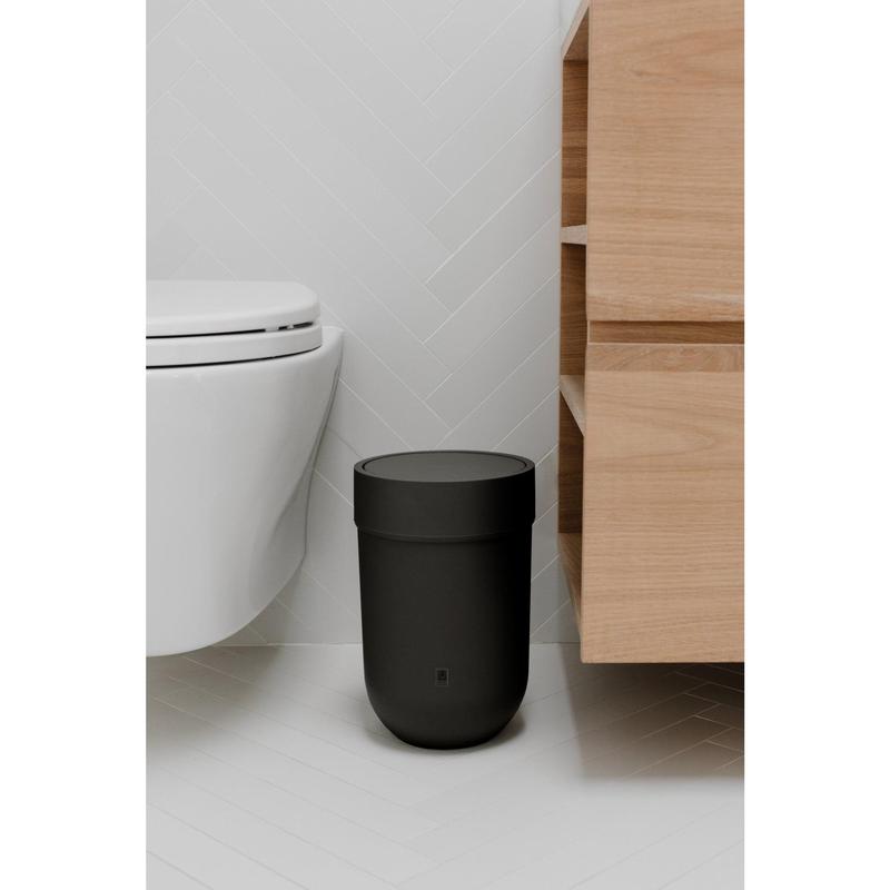 Umbra Touch Trash Can - Small Waste Can Perfect for Bathrooms, Bedrooms & More