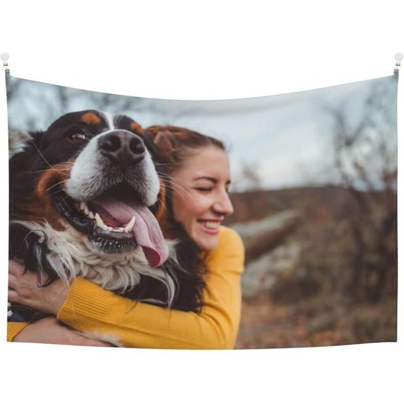 Custom Tapestry Upload Images Banners and Signs Customize For Bedroom 40 * 30 inch Horizontal