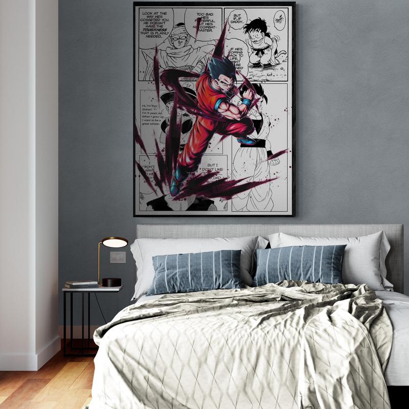 AGTT - Dragon Ball Poster,Son Goku,Son Gohan, Vegeta Poster, Room Decor Wall Decoration