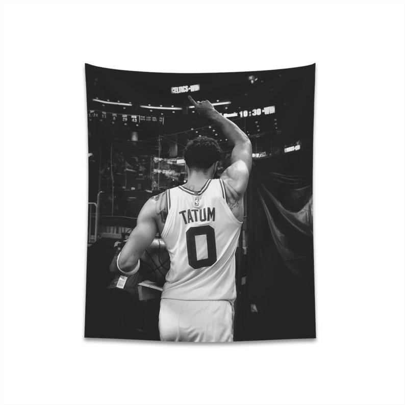 Jayson Tatum Flag, NBA Printed Wall Tapestry, Boston Celtics Flag, Sports Decor Suitable for decorating the bedroom or taking on a picnic