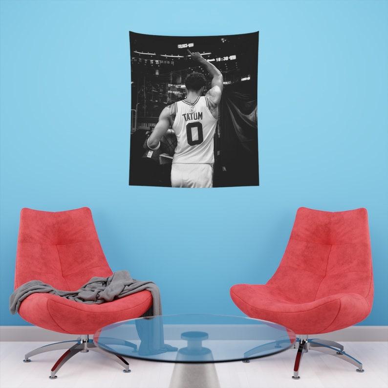 Jayson Tatum Flag, NBA Printed Wall Tapestry, Boston Celtics Flag, Sports Decor Suitable for decorating the bedroom or taking on a picnic