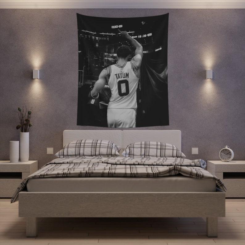 Jayson Tatum Flag, NBA Printed Wall Tapestry, Boston Celtics Flag, Sports Decor Suitable for decorating the bedroom or taking on a picnic