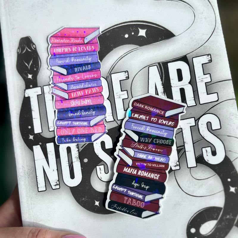 Bookstack Romance Tropes Stickers