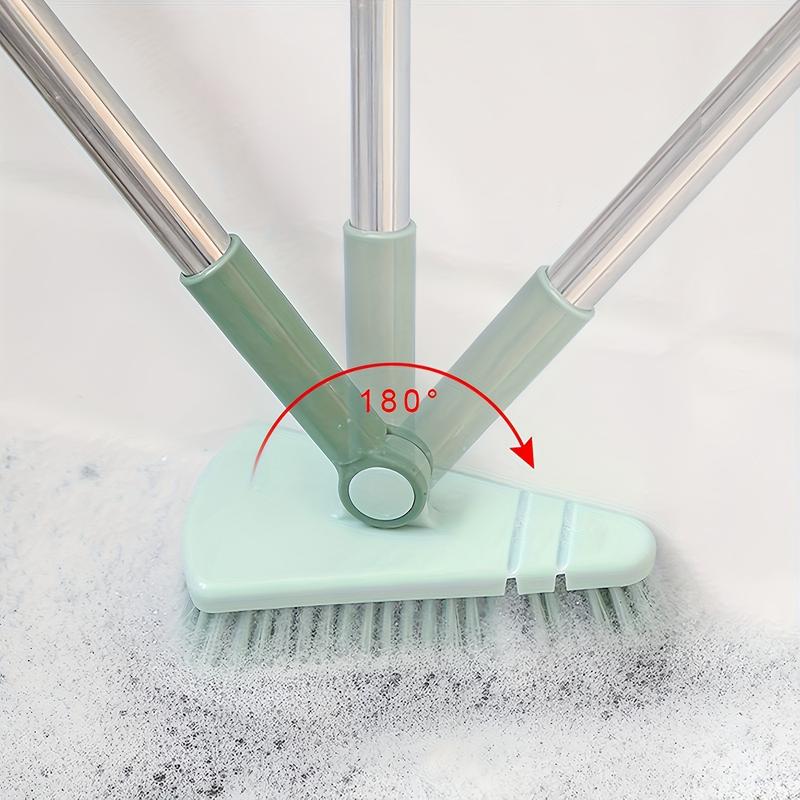 1Pc Floor Scrub Brush Shower Scrubber Cleaning Bathtub and Tile Scrubbing Brush Long Handle Removable Scrubbing Brush for Cleaning Shower Bathroom Kitchen Balcony Wall 37.4 