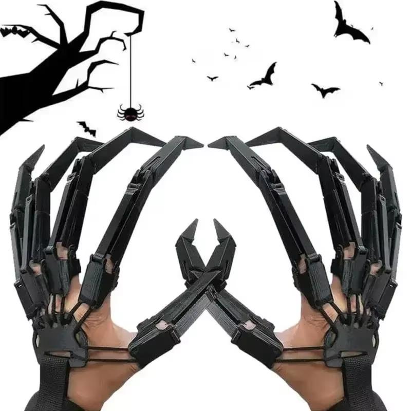 Halloween Articulated Fingers Scary Fake Fingers Spooky Masks Accessories Gift