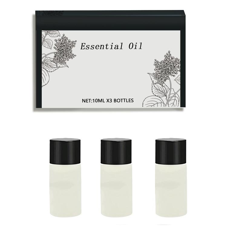 Natural Style Essential Oil Set, 3 Counts set Aromatherapy Oil with Box, Home Fragrance for Living Room, Bedroom, Office, Car, Travel, Outdoor