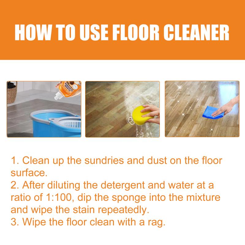 Jue Fish floor cleaner, wood floor cleaning, polishing, brightening, strong stain removal, descaling, ceramic tile cleaner