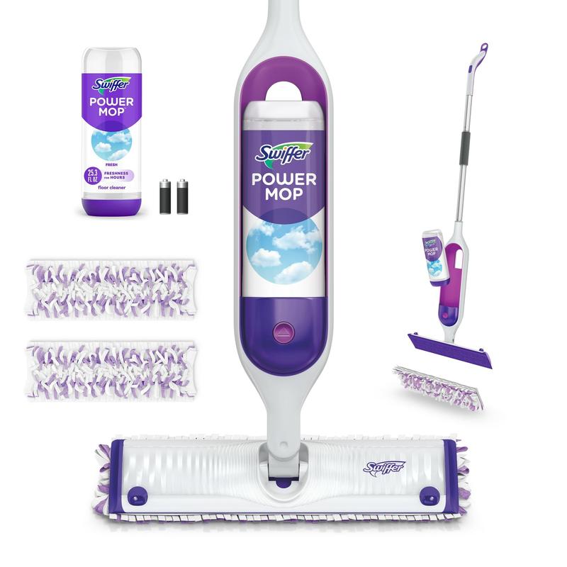 Swiffer Power Mop Starter Kit Floor Cleaner