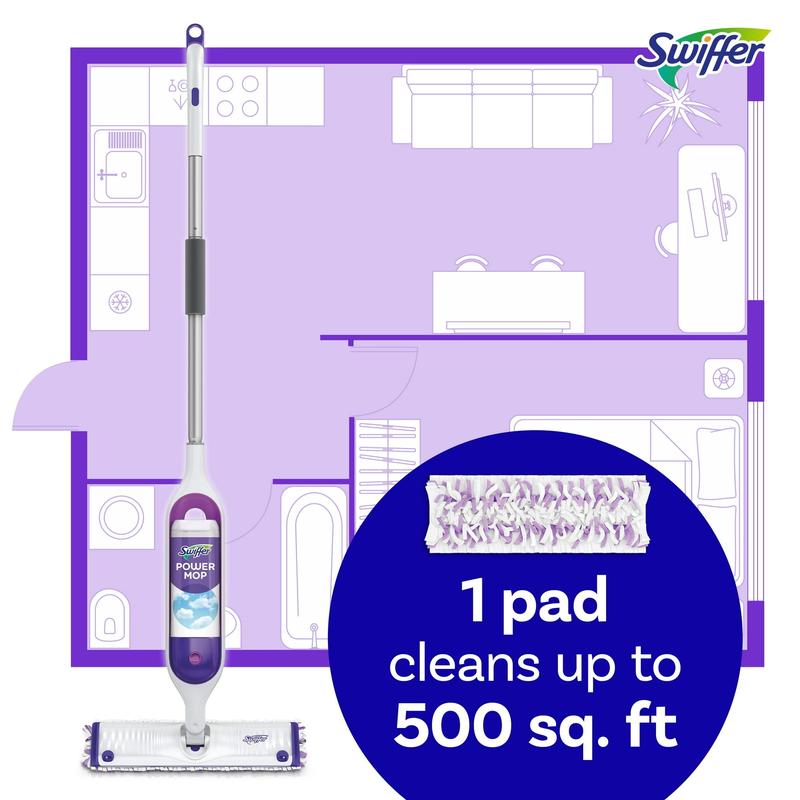 Swiffer Power Mop Starter Kit Floor Cleaner