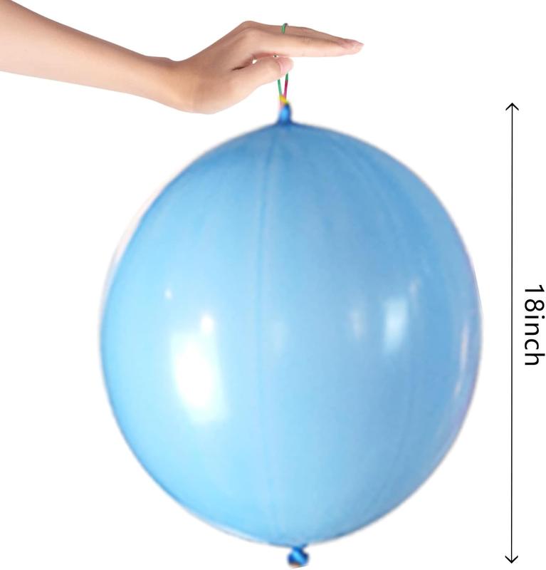 36 Punch Balloons Heavy Duty Party Favors For , Bounce Punching Balloons with Rubber Band Handle for Birthday Party