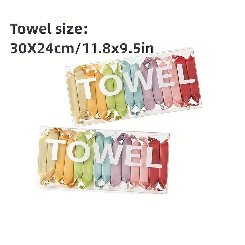 Compressed Towel, 14pcs set Disposable Portable Face Towel, Wet and Dry Dual-use Facial Cleansing Towe, for Outdoor Travel Camping Sport