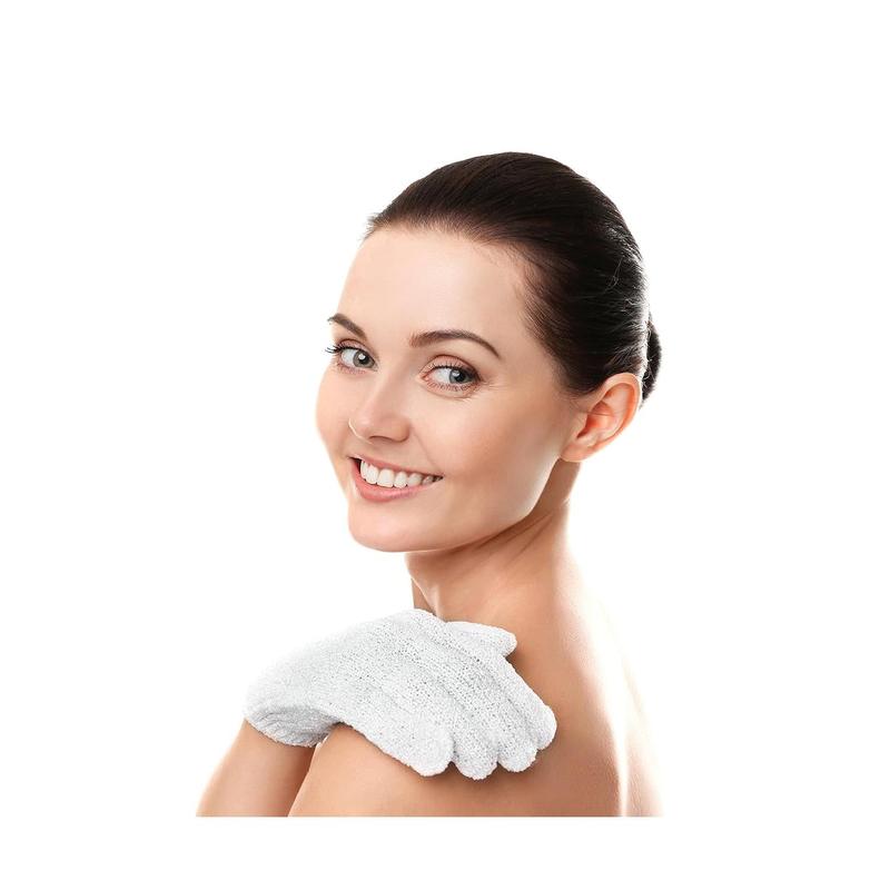 Exfoliating Bath Gloves, Pack of 4