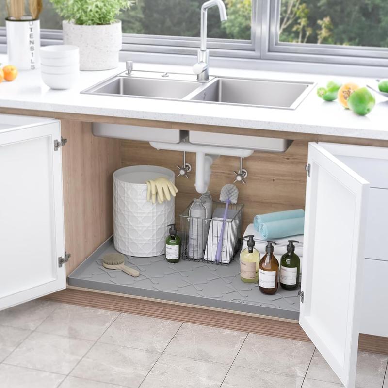 Under Sink Mat for Kitchen Waterproof, 34