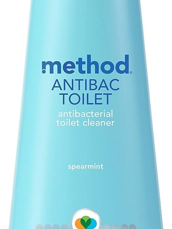 Method Antibacterial Toilet Bowl Cleaner, Spearmint, Kills 99.9% of Household Germs, 24 Fl Oz