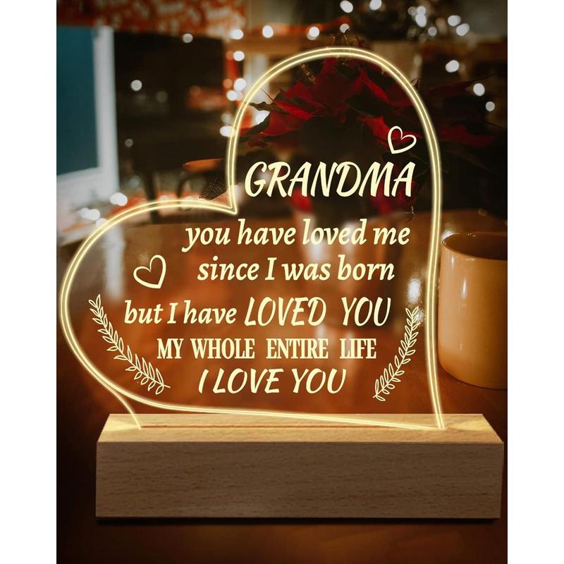 Grandma Gifts from Grandchildren,Valentines Day Birthday Christmas Mothers Day Gifts for Grandma, Nana, Grammy, Grandmother