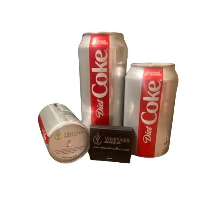 Diet Coke Scented Soy Wax Candle - 7.5oz, 12oz, 16oz - Hand, Glass Ornaments - Aroma Freshener candle - Perfume