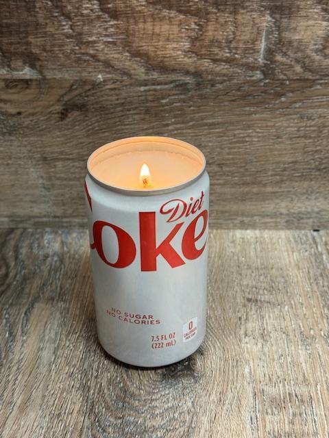 Diet Coke Scented Soy Wax Candle - 7.5oz, 12oz, 16oz - Hand, Glass Ornaments - Aroma Freshener candle - Perfume