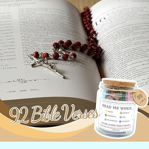 Bible Verse Jar, Christian Gifts For Women, Christmas Gifts For Women, Bible Jar, Bible Accessories Women, Prayer Jar, Religious Gifts For Women, Christmas Gifts For Kids,